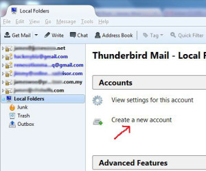 Manage several email