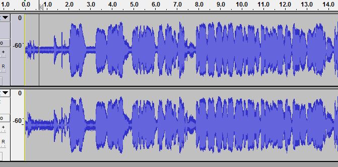 E-Learning Mic Zoom H1 Waveform Noise Reduction Normalize
