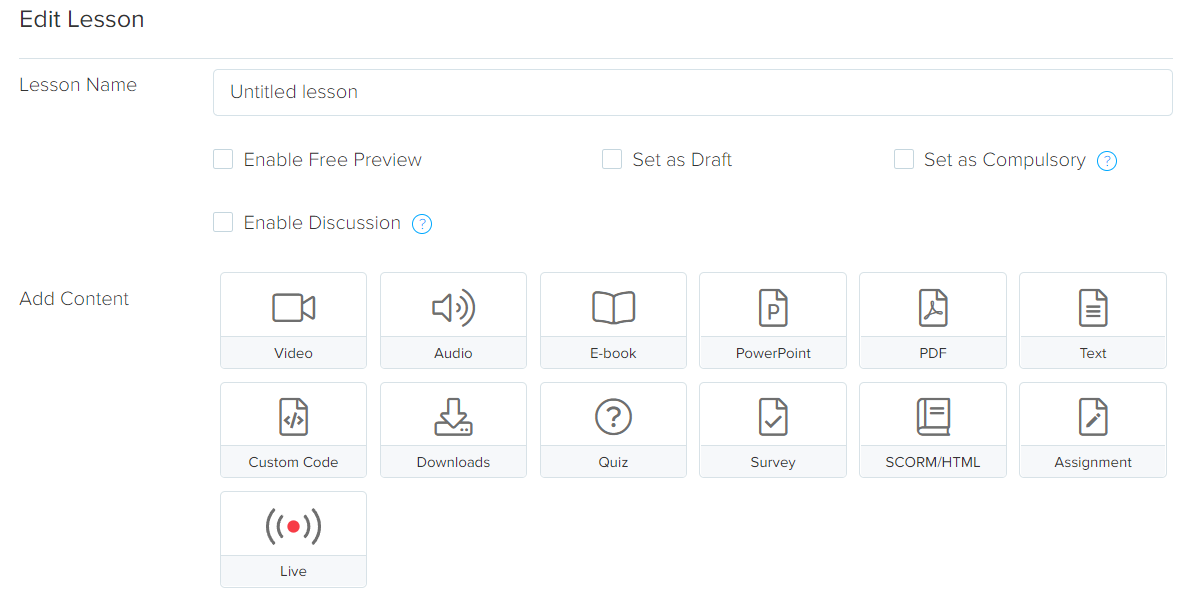 NewZenler Content option