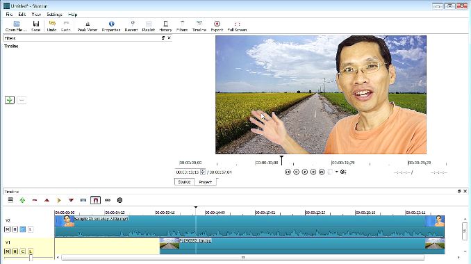 Shotcut Tutorial Chromakey